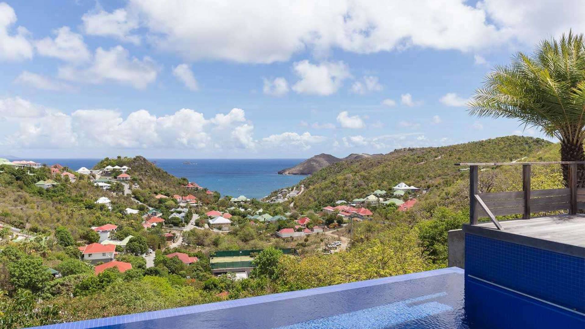 The view from WV RIV, Flamands, St. Barthelemy