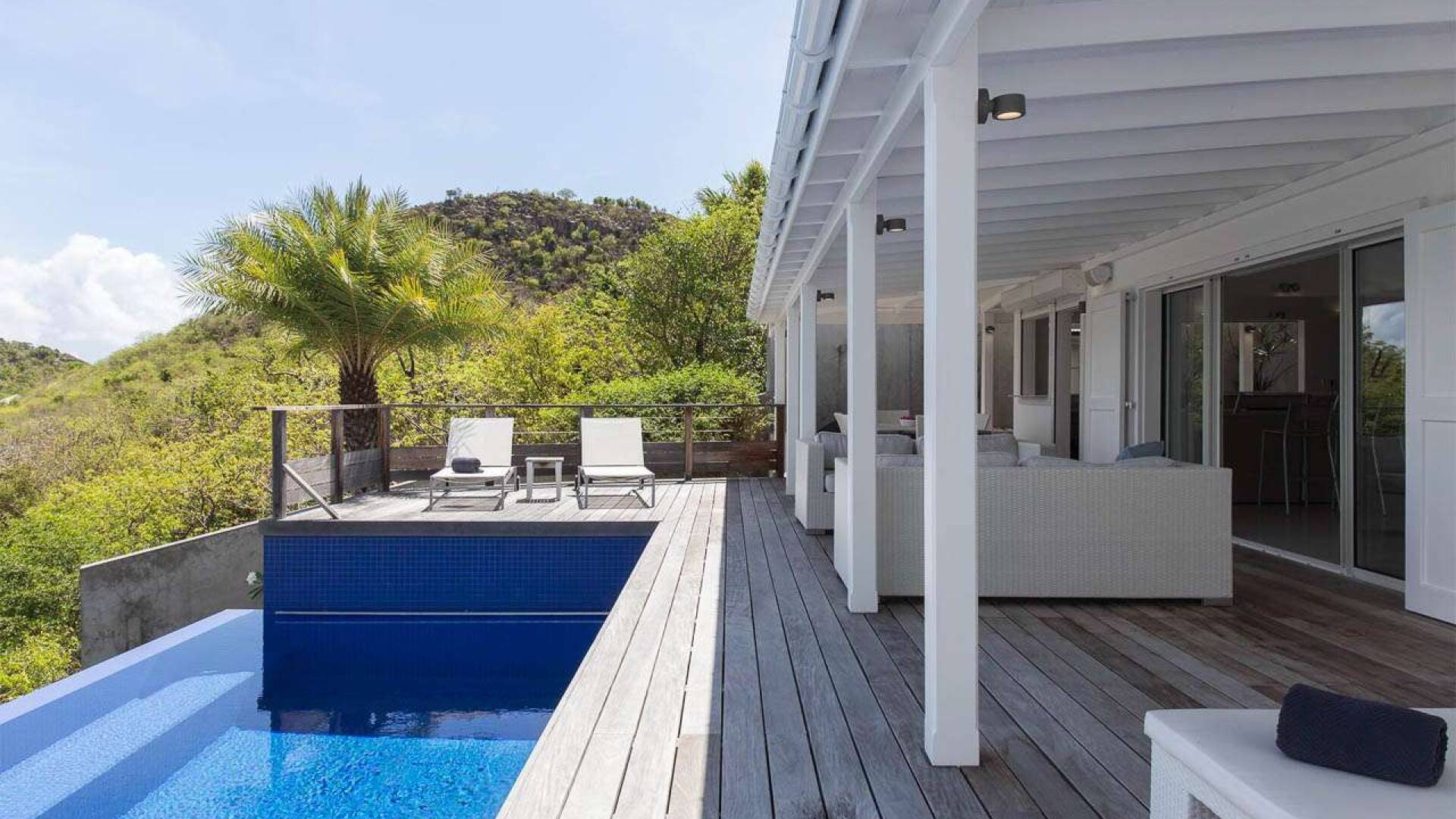 Villa Pool at WV RIV, Flamands, St. Barthelemy