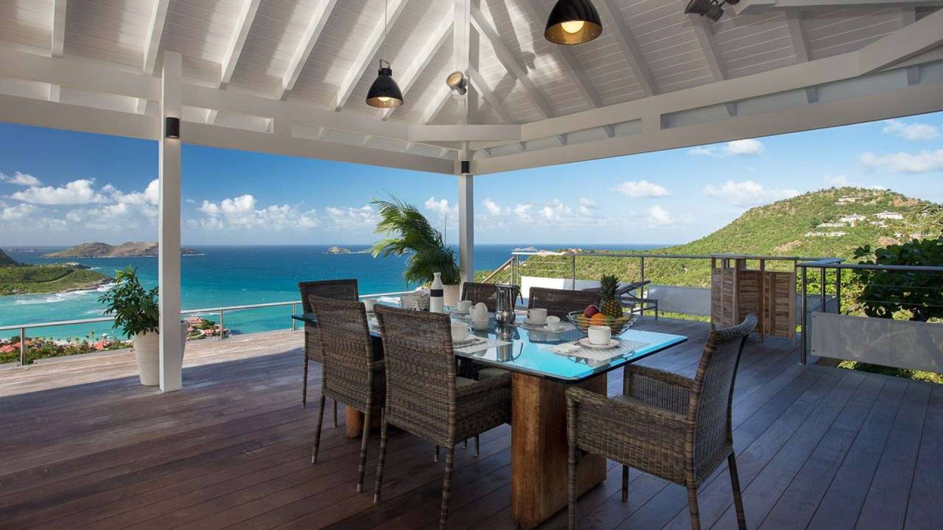 Dining Room at WV IEW, St. Jean, St. Barthelemy