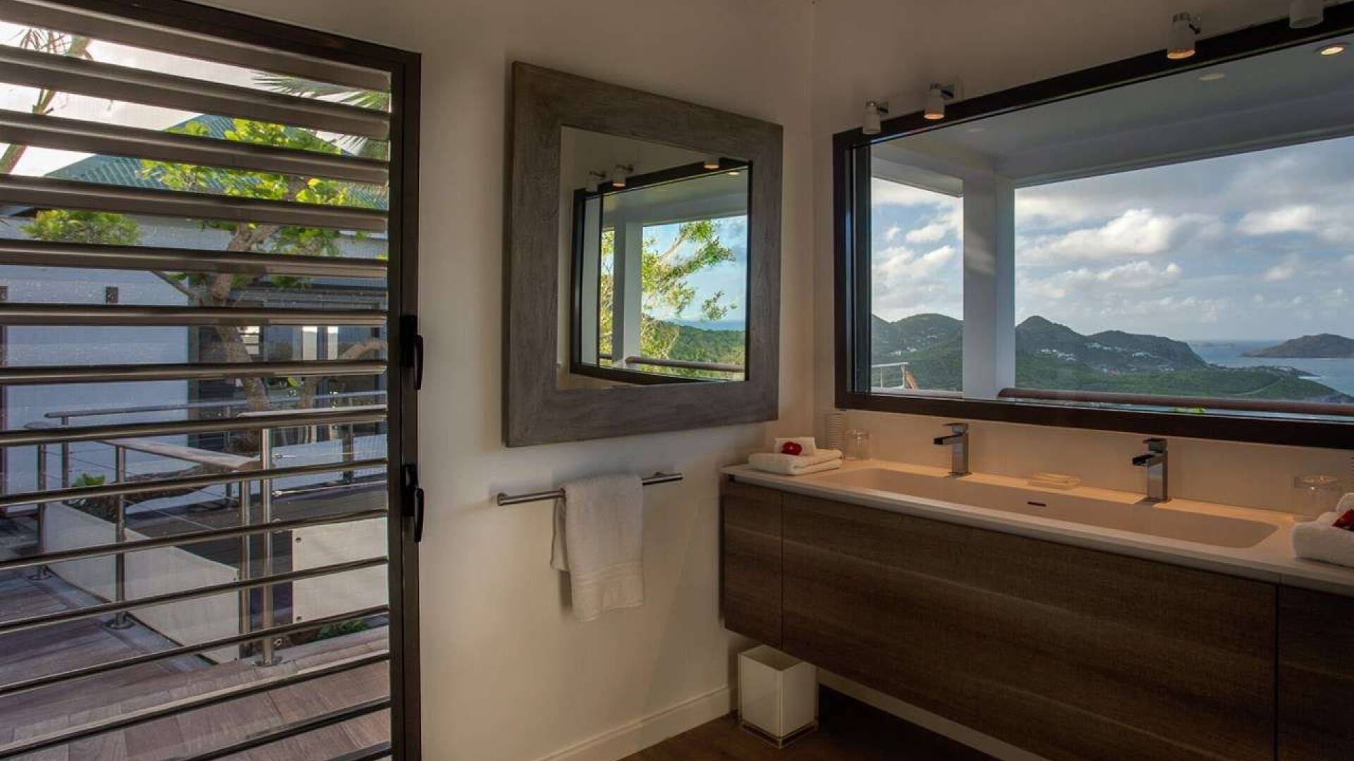 Bathroom at WV IEW, St. Jean, St. Barthelemy