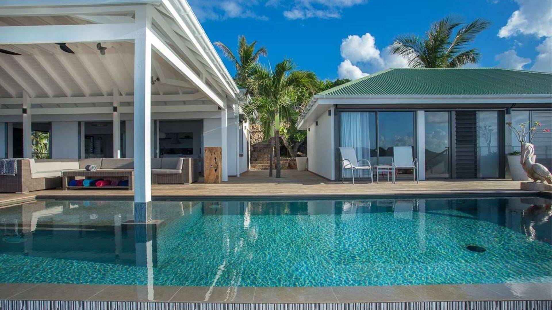 Villa Pool at WV IEW, St. Jean, St. Barthelemy