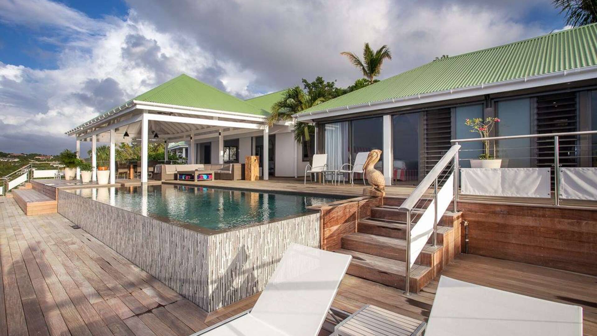 Villa Pool at WV IEW, St. Jean, St. Barthelemy