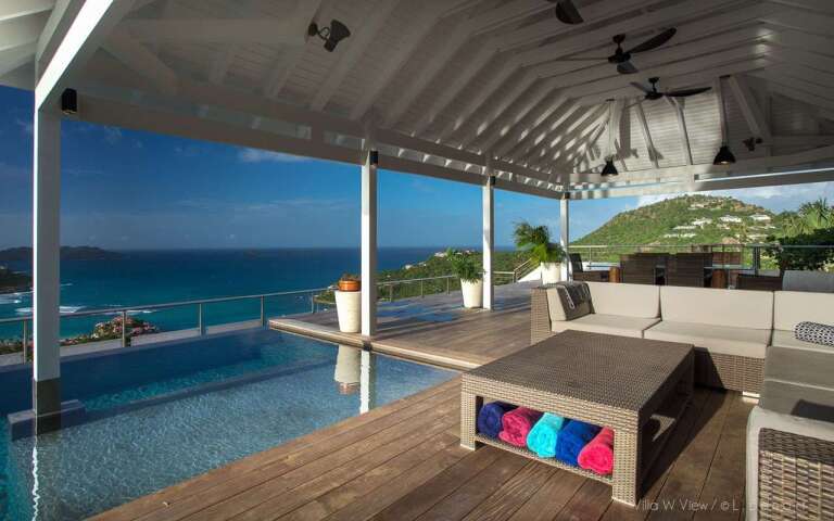 Terrace at WV IEW, St. Jean, St. Barthelemy
