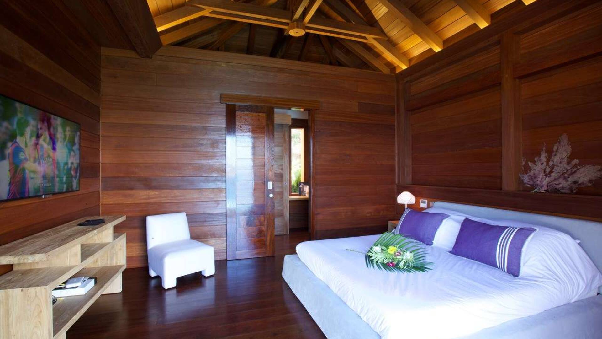 Bedroom at WV ELS, Pointe Milou, St. Barthelemy