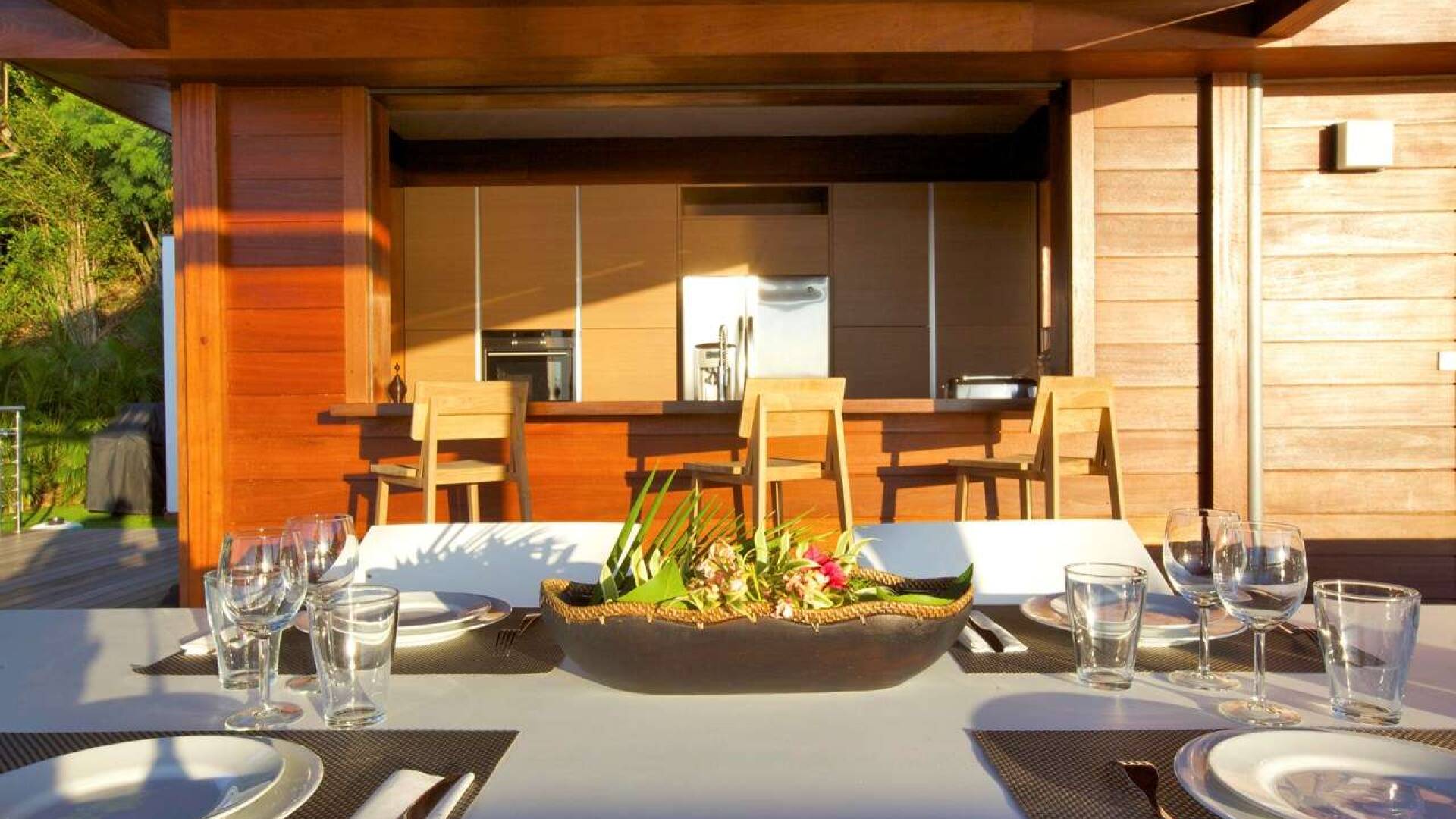 Dining Room at WV ELS, Pointe Milou, St. Barthelemy