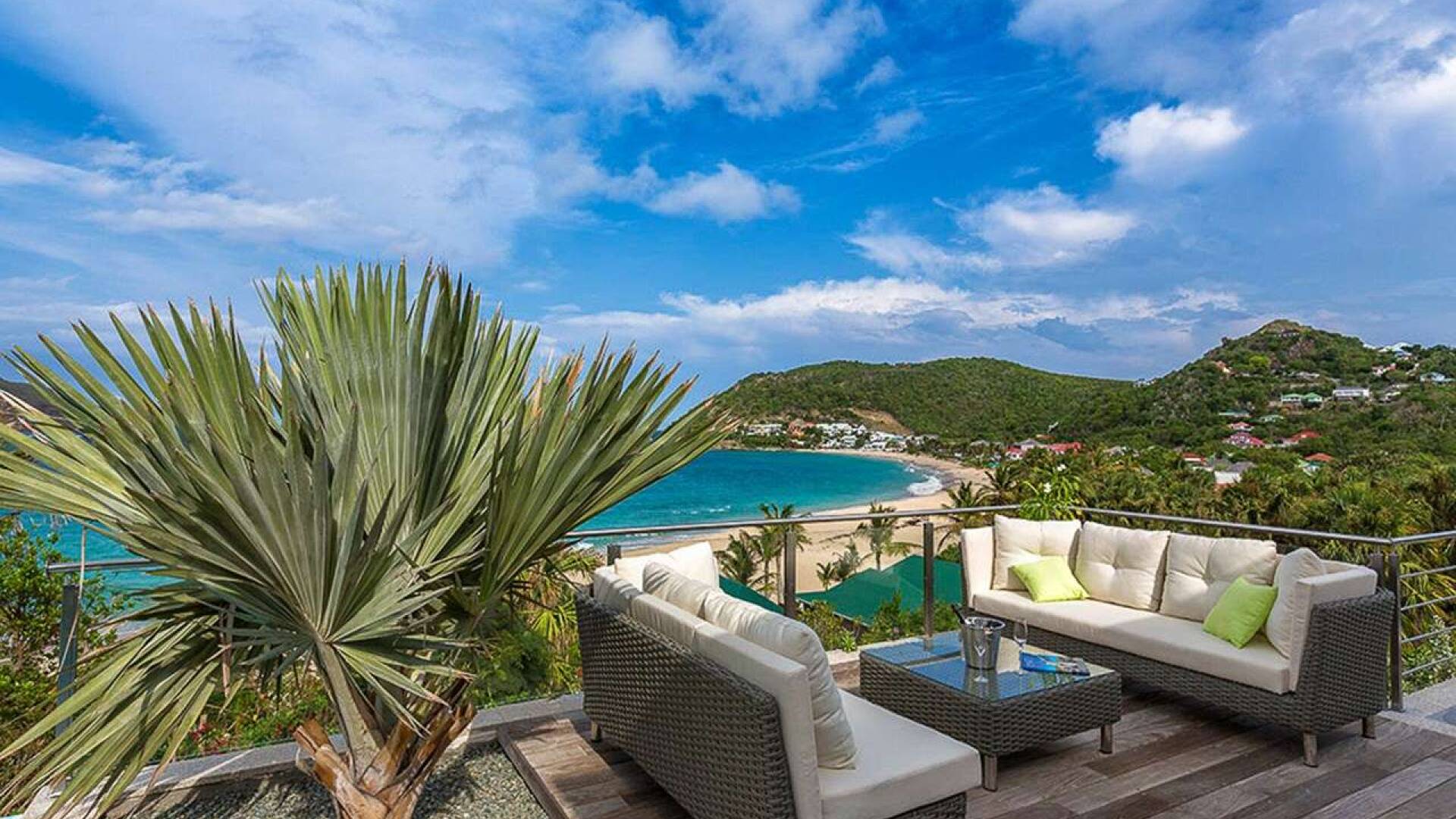 Deck at WV ISA, Flamands, St. Barthelemy