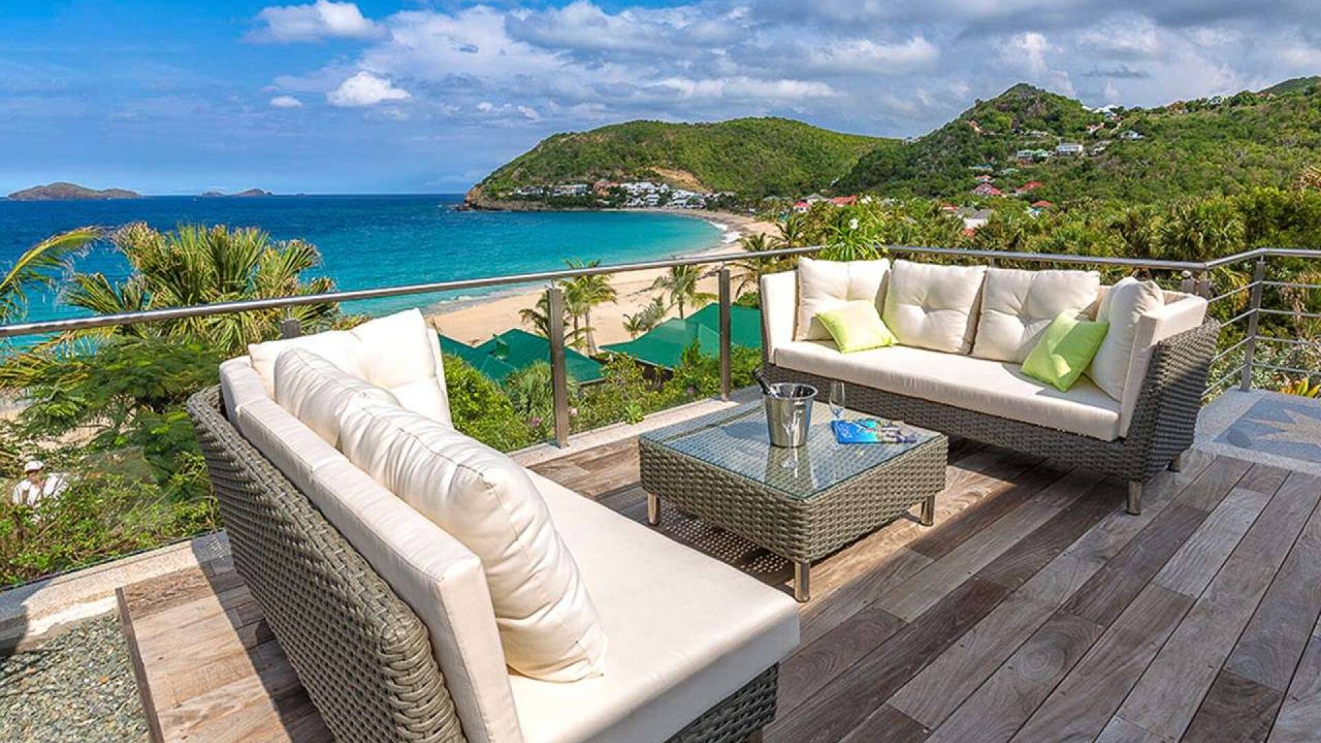 Deck at WV ISA, Flamands, St. Barthelemy