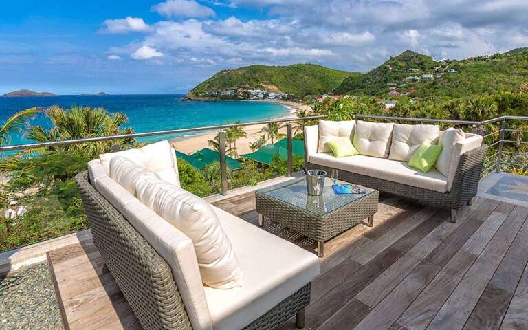 Deck at WV ISA, Flamands, St. Barthelemy