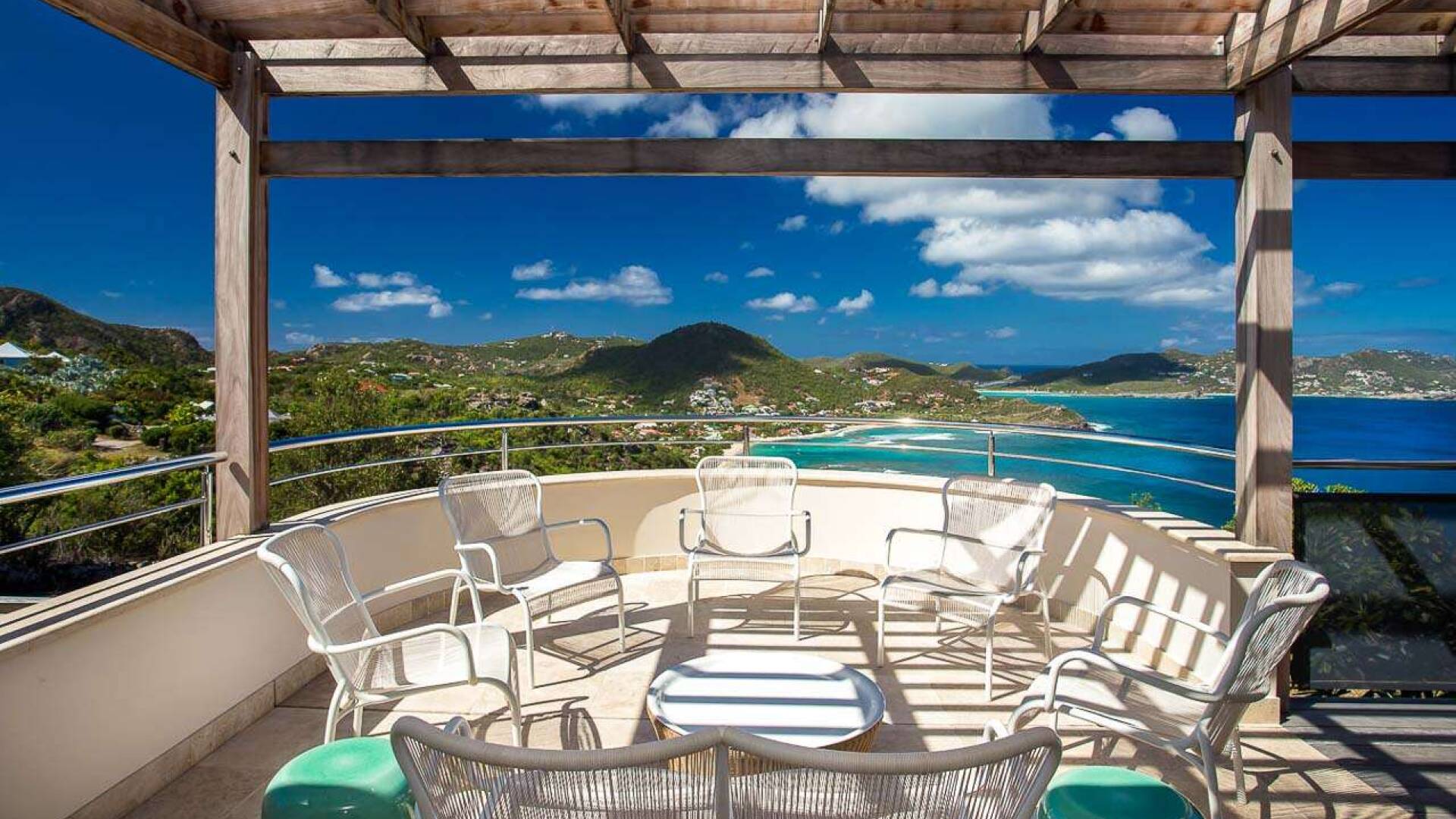 Terrace at WV YEB, Pointe Milou, St. Barthelemy