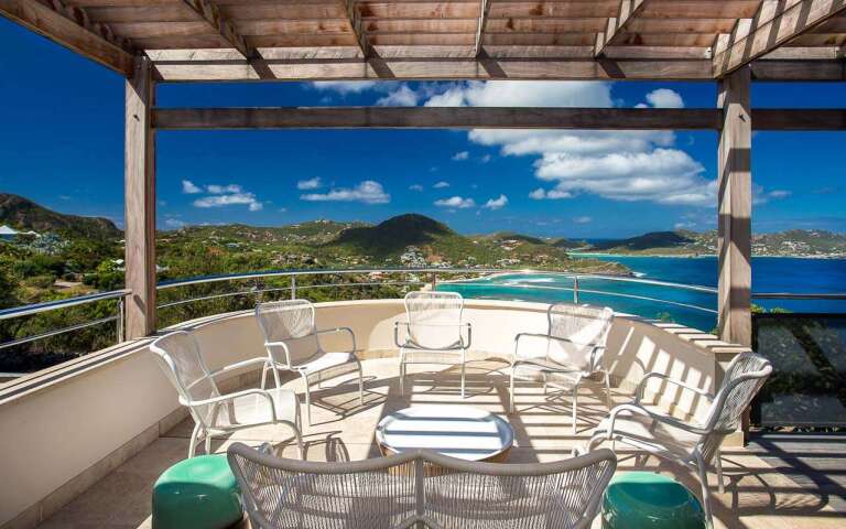 Terrace at WV YEB, Pointe Milou, St. Barthelemy