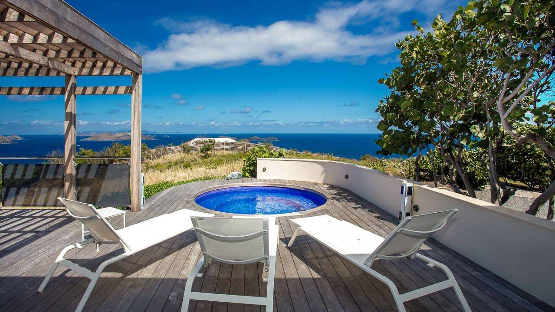 Jacuzzi at WV YEB, Pointe Milou, St. Barthelemy
