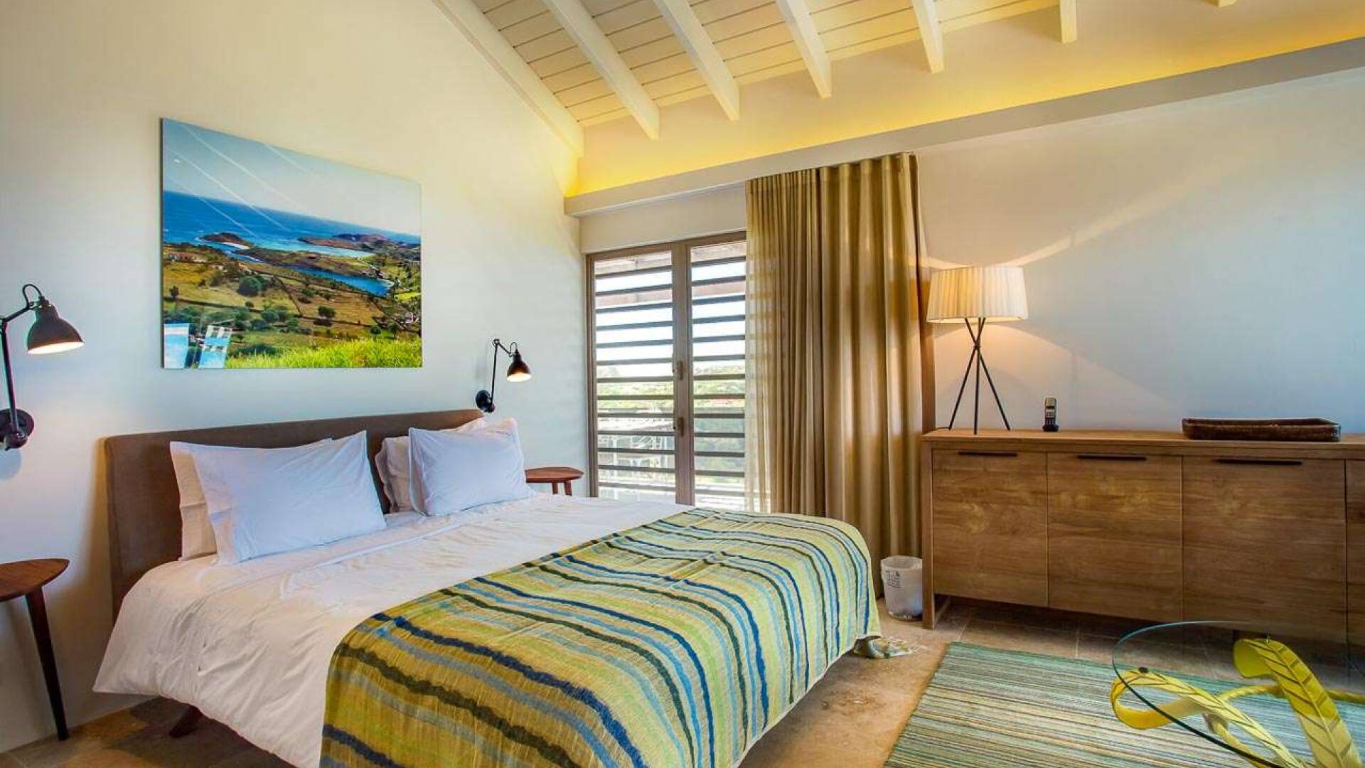 Bedroom at WV YEB, Pointe Milou, St. Barthelemy