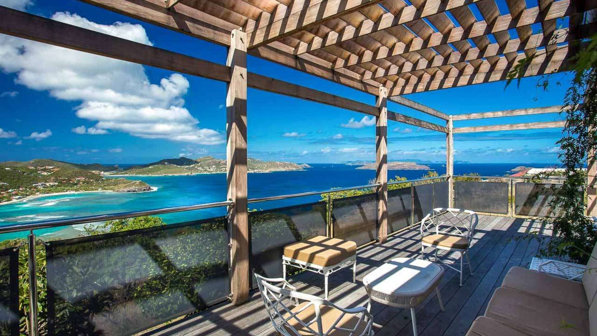 Terrace at WV YEB, Pointe Milou, St. Barthelemy