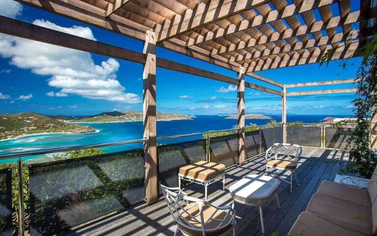 Terrace at WV YEB, Pointe Milou, St. Barthelemy