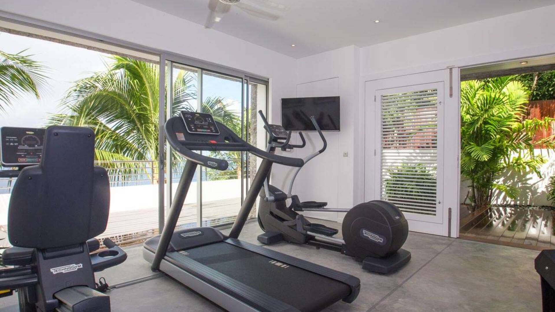 Gym at WV GIN, Petite Saline, St. Barthelemy