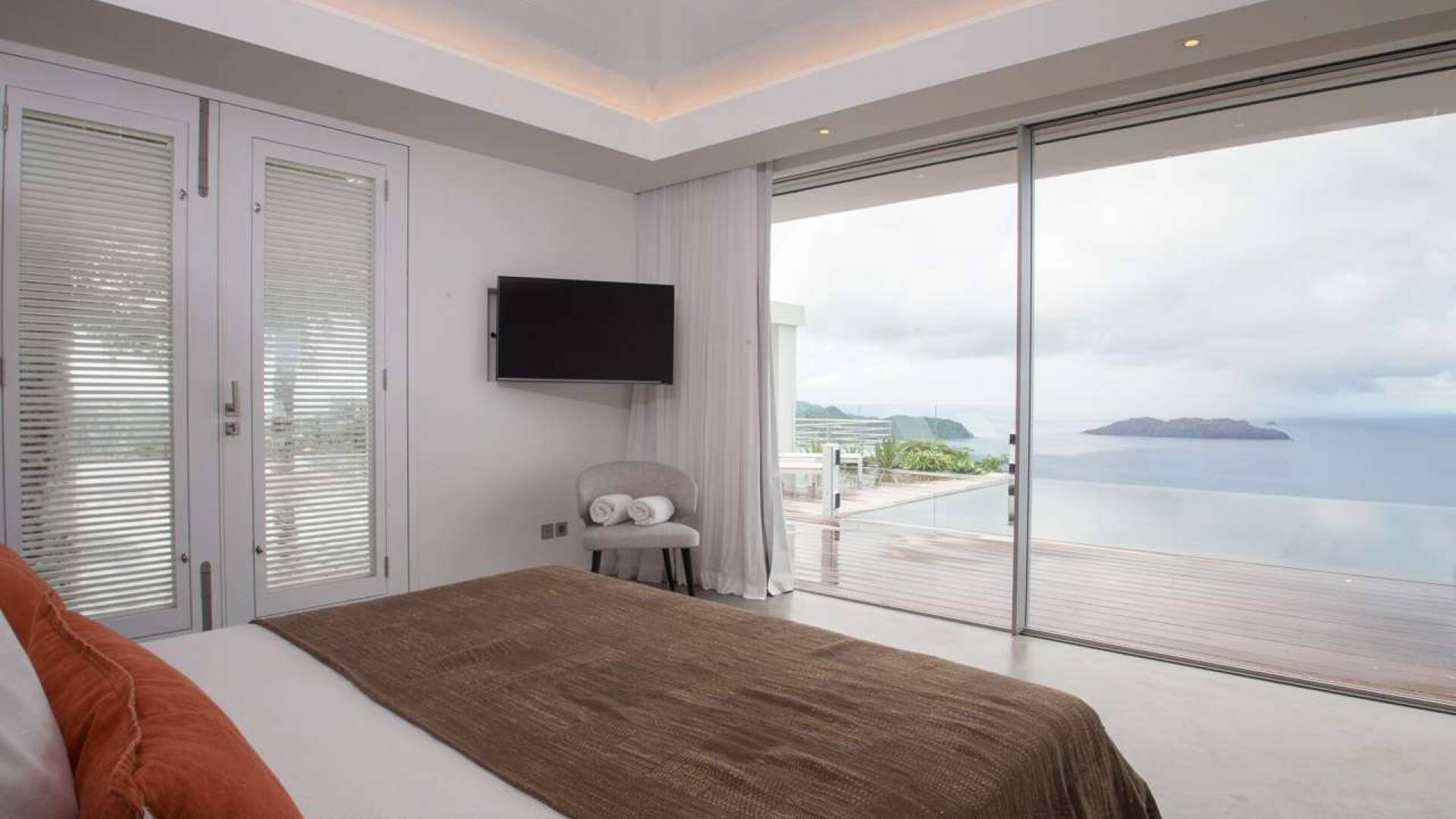 Bedroom at WV GIN, Petite Saline, St. Barthelemy