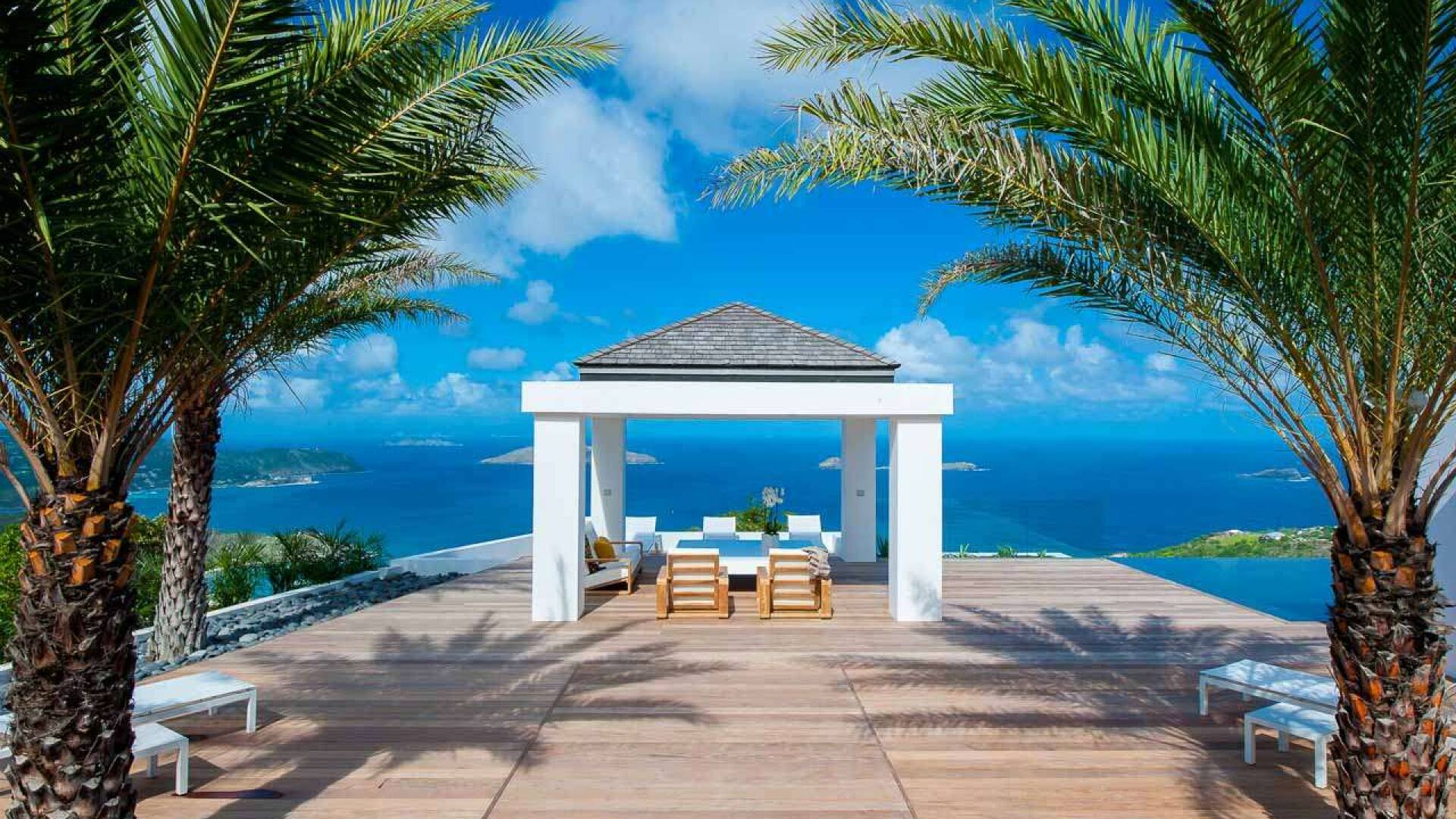 Terrace at WV GIN, Petite Saline, St. Barthelemy