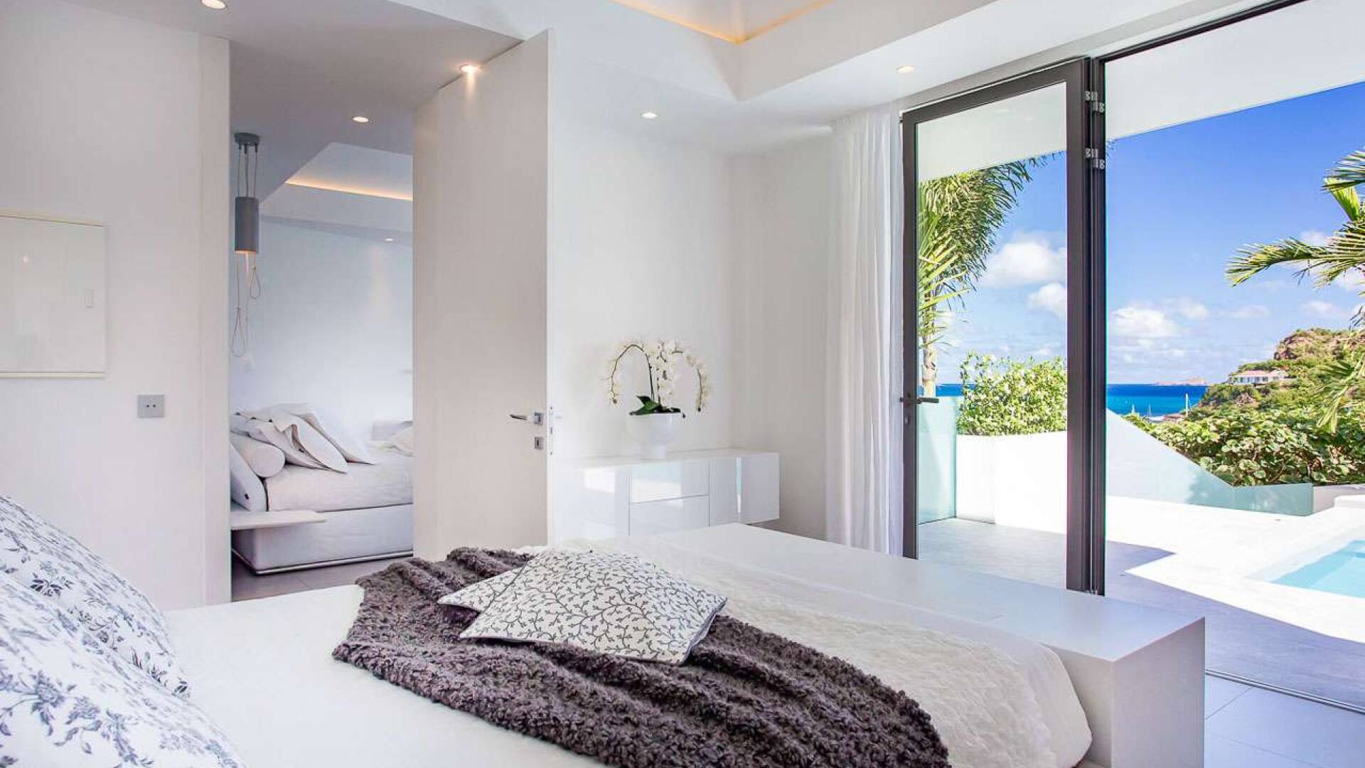 Bedroom at WV SAX, St. Jean, St. Barthelemy