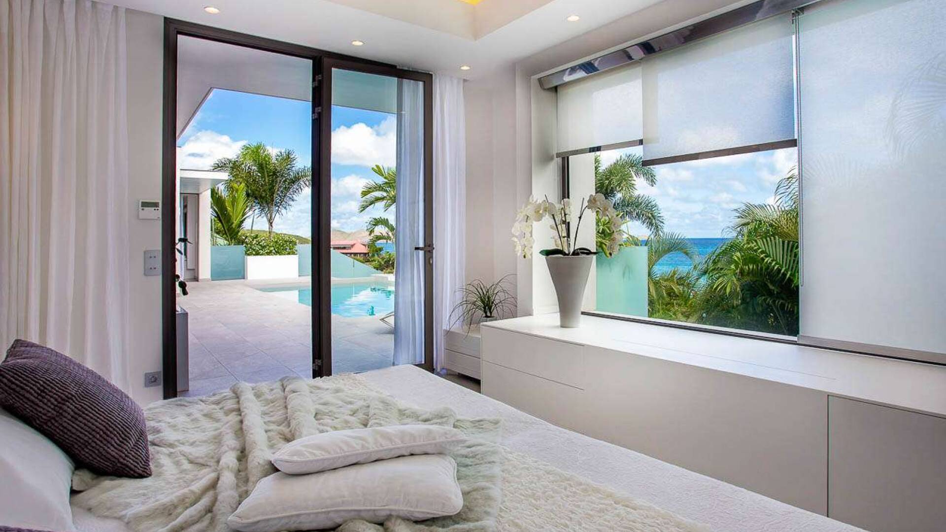 Bedroom at WV SAX, St. Jean, St. Barthelemy