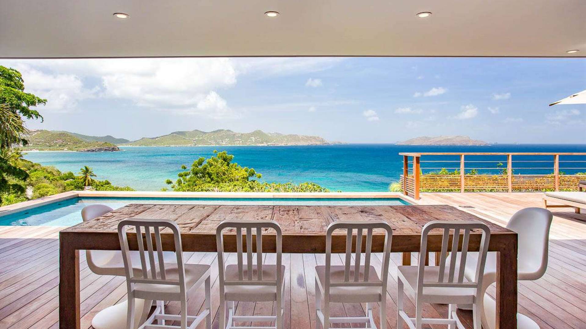 Terrace at WV SUM, Pointe Milou, St. Barthelemy