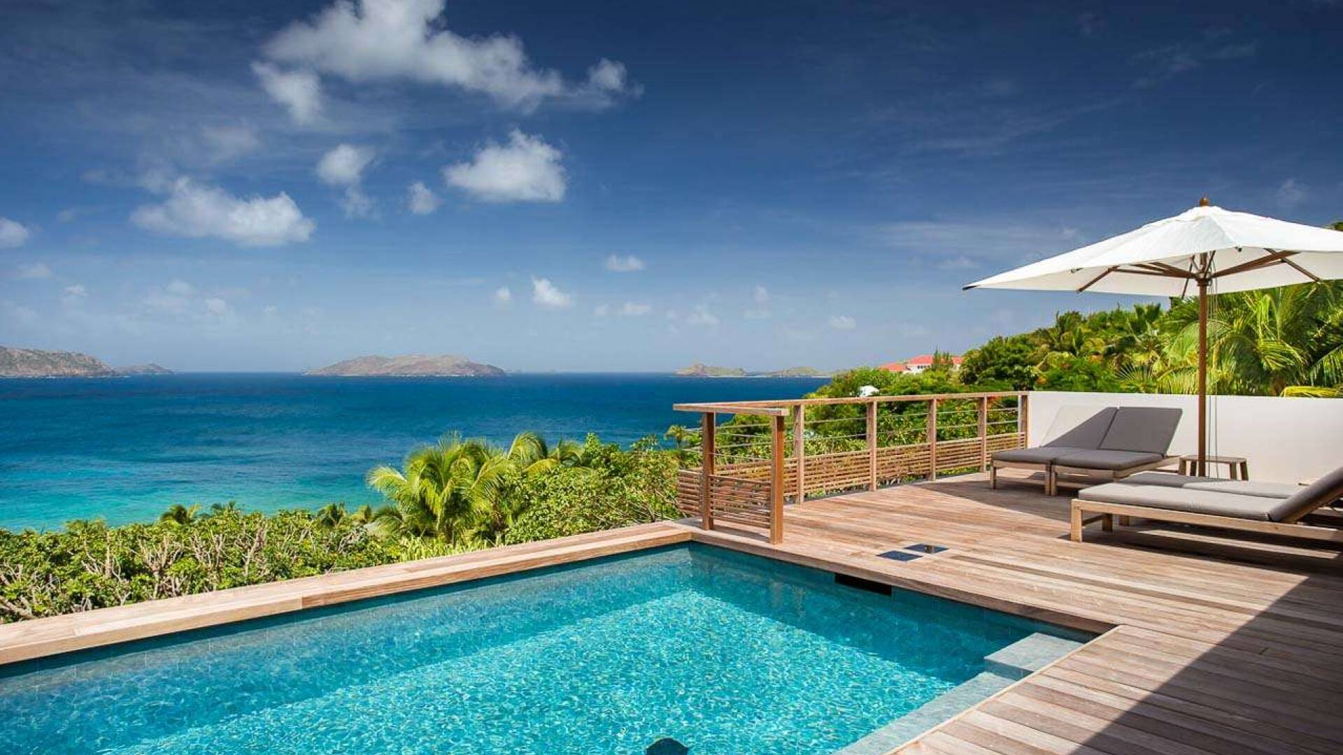 Villa Pool at WV SUM, Pointe Milou, St. Barthelemy