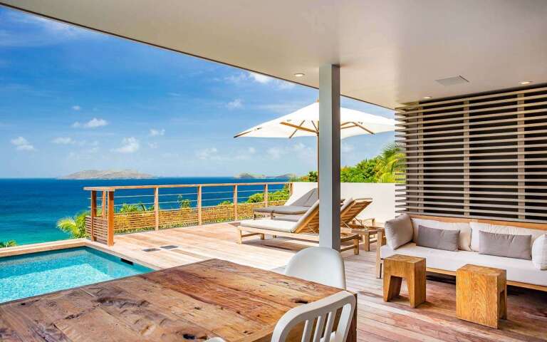 Terrace at WV SUM, Pointe Milou, St. Barthelemy