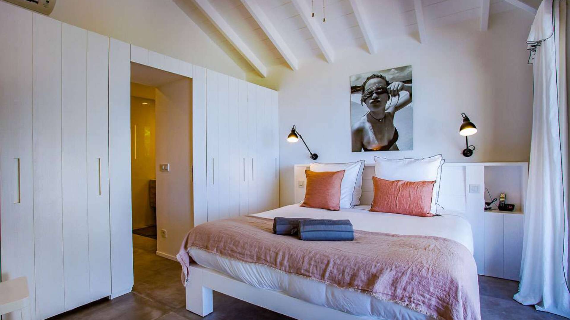 Bedroom at WV SUM, Pointe Milou, St. Barthelemy