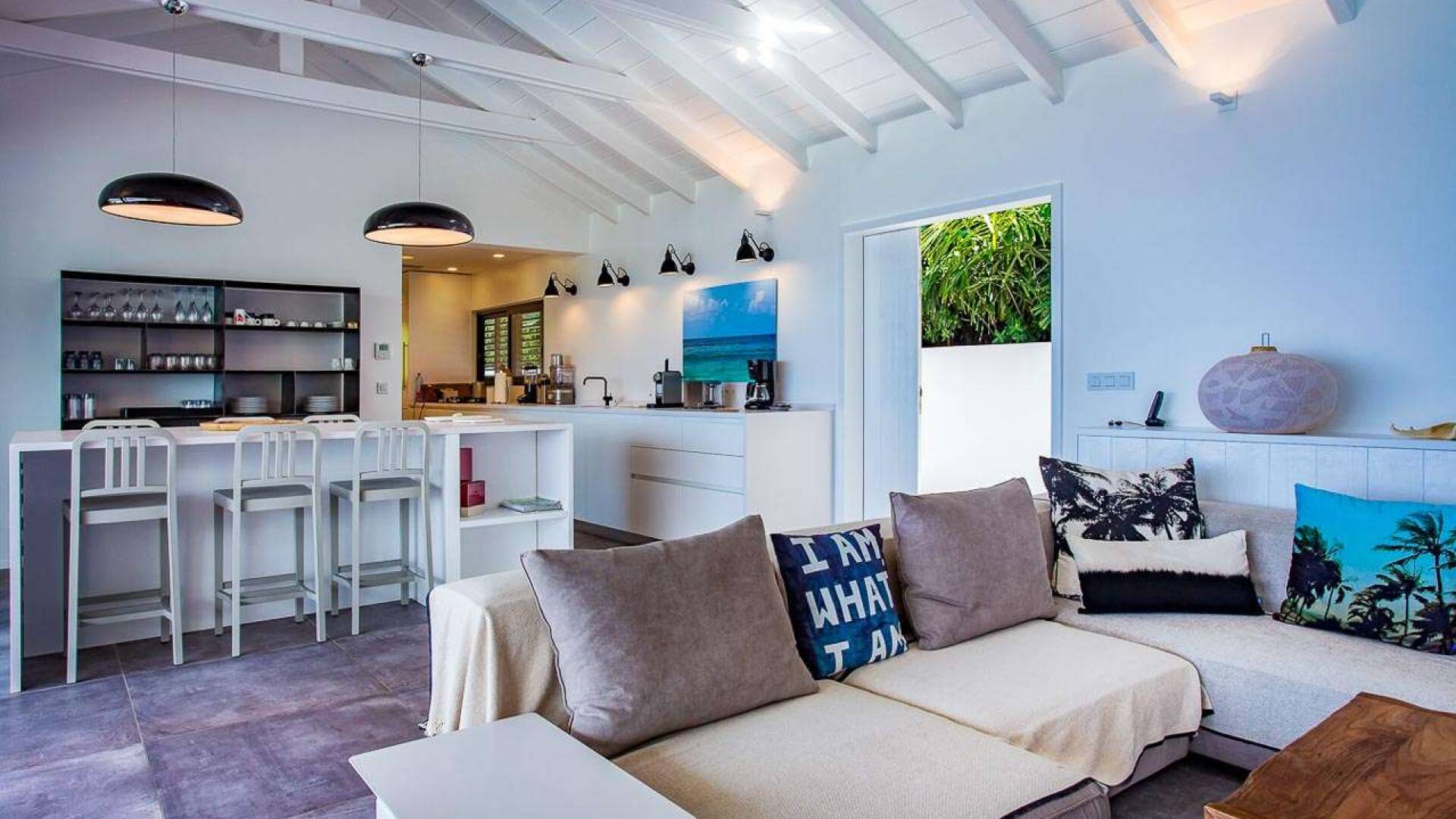 Interior of WV SUM, Pointe Milou, St. Barthelemy
