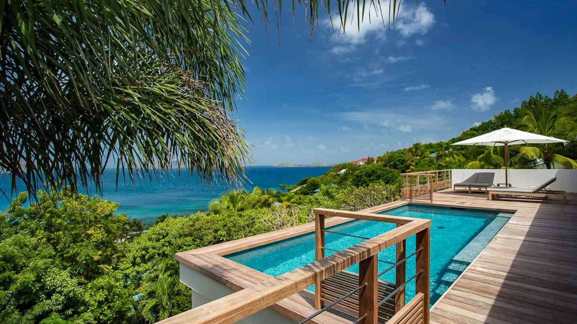 Deck at WV SUM, Pointe Milou, St. Barthelemy