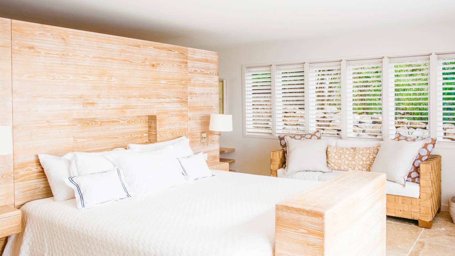 Bedroom at WV MRI, Camaruche, St. Barthelemy