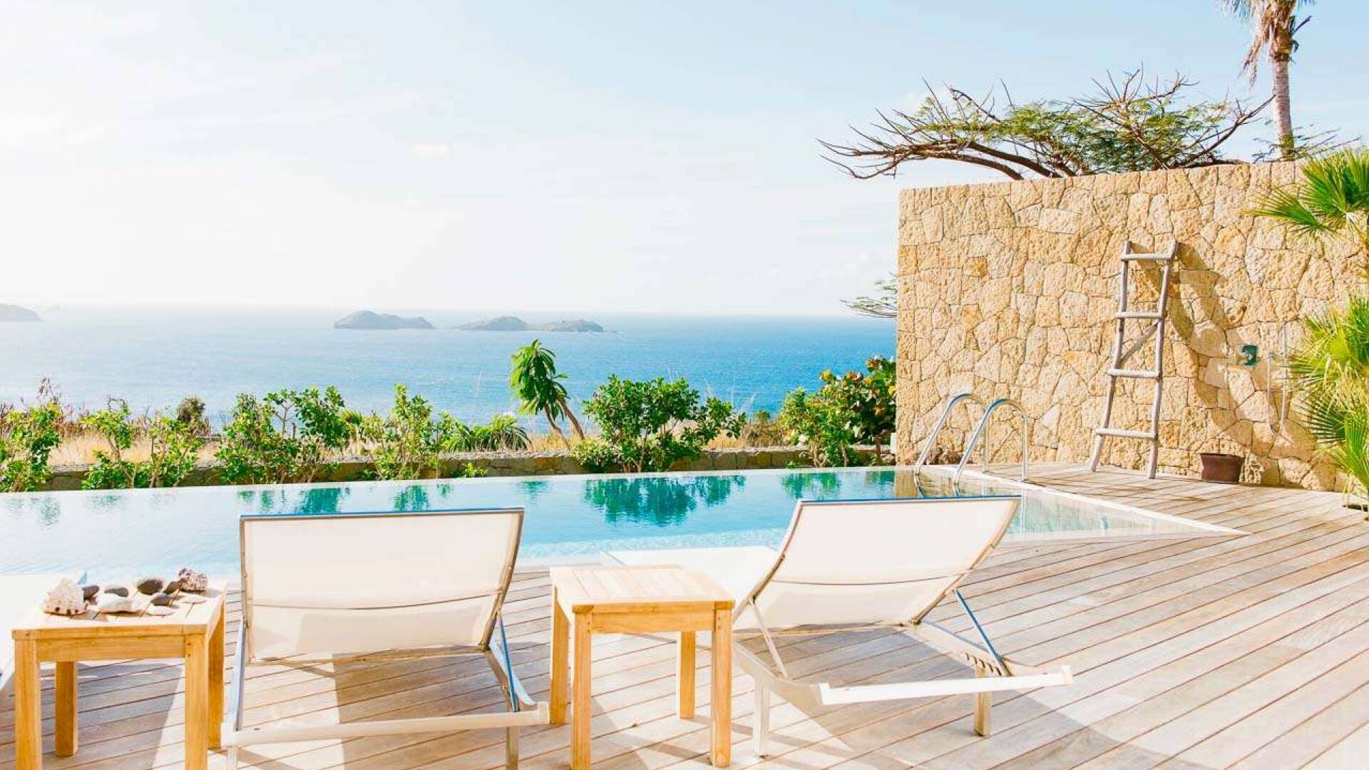 Deck at WV MRI, Camaruche, St. Barthelemy