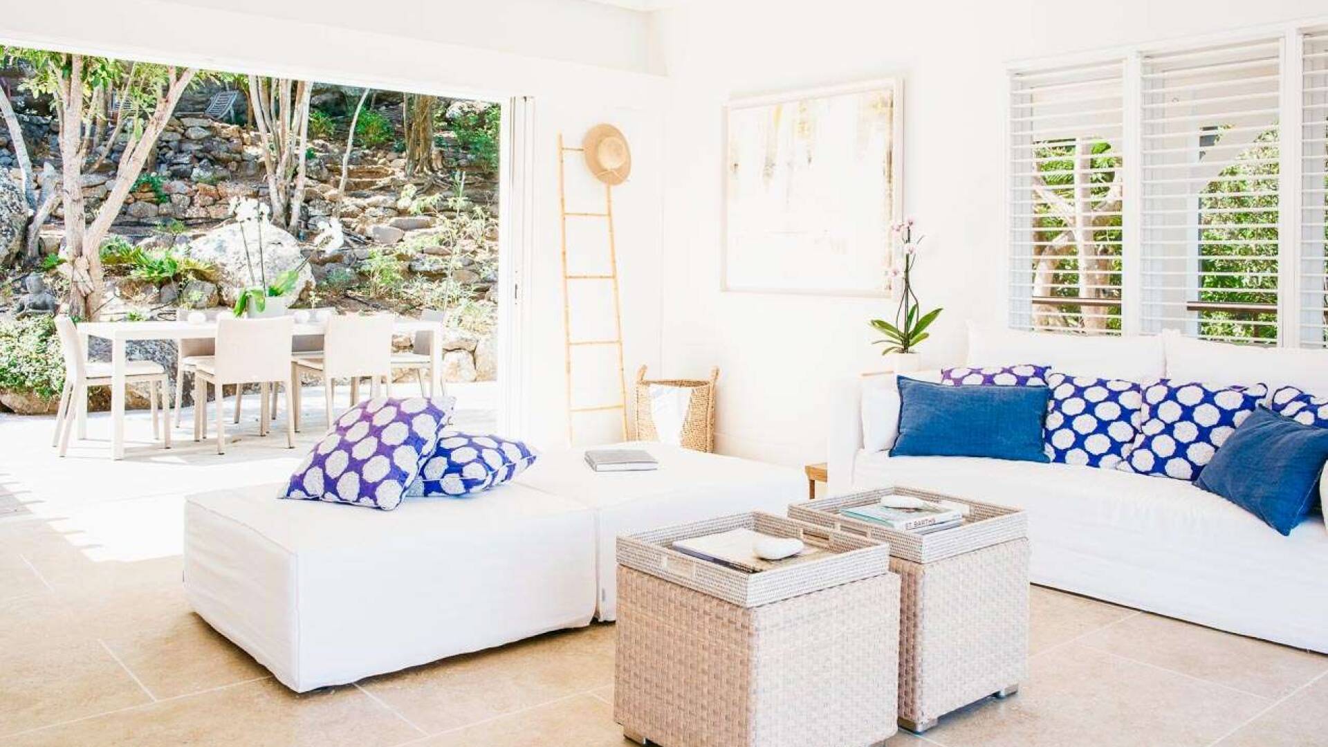 Living Room at WV MRI, Camaruche, St. Barthelemy