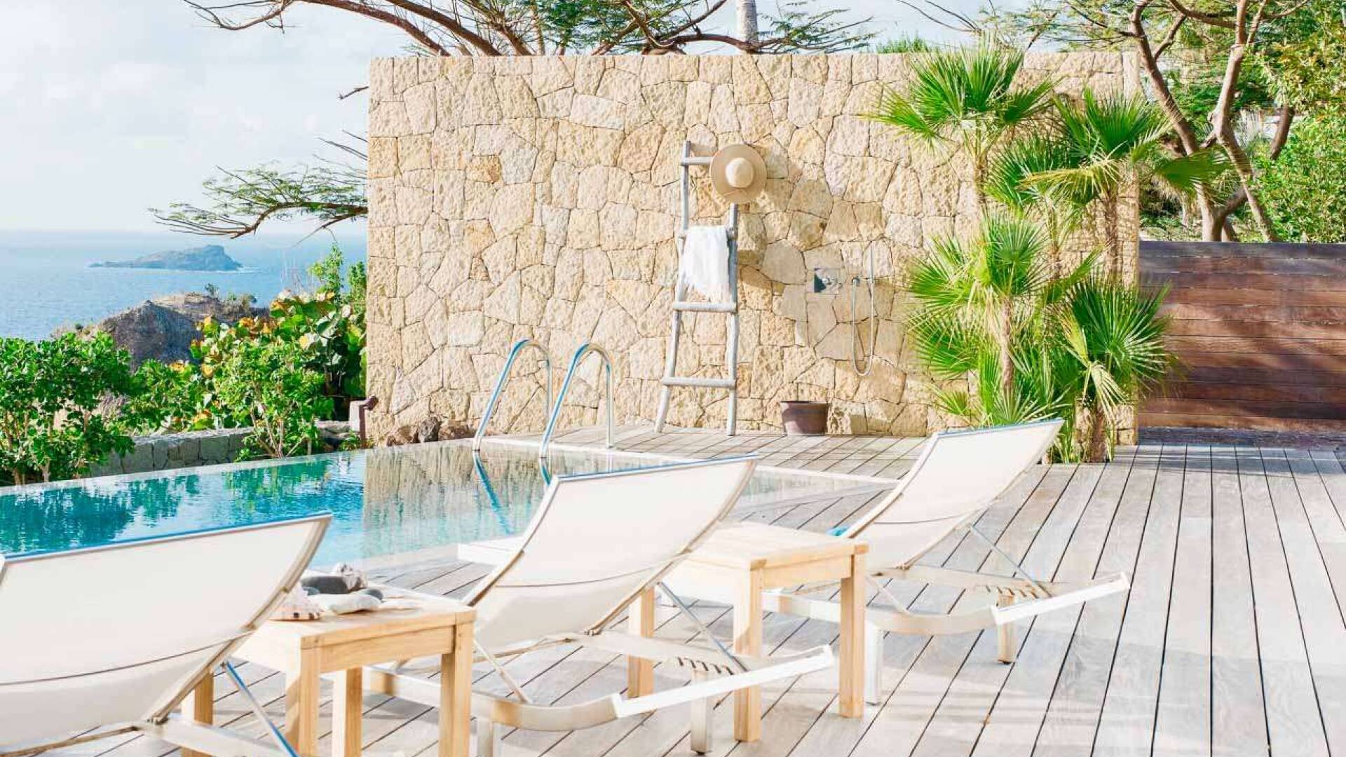 Deck at WV MRI, Camaruche, St. Barthelemy