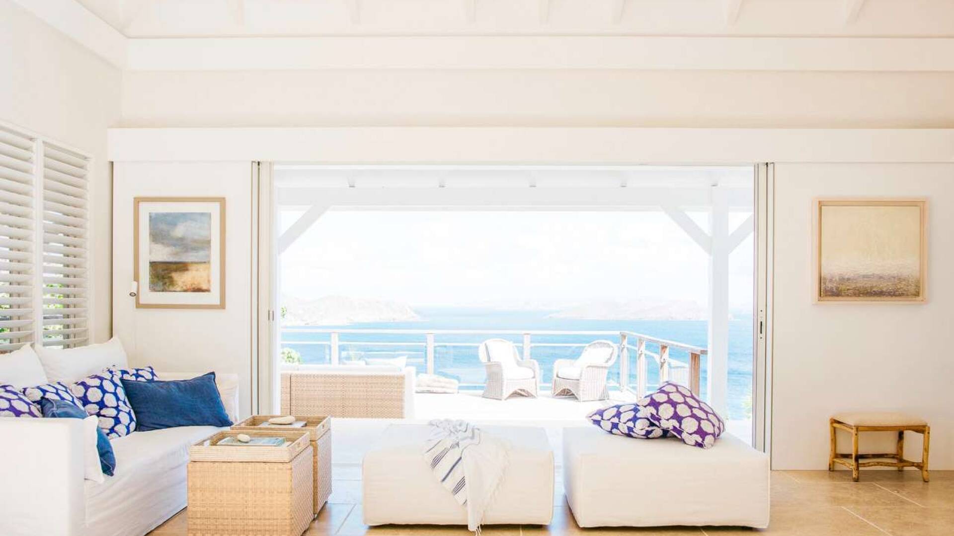 Living Room at WV MRI, Camaruche, St. Barthelemy