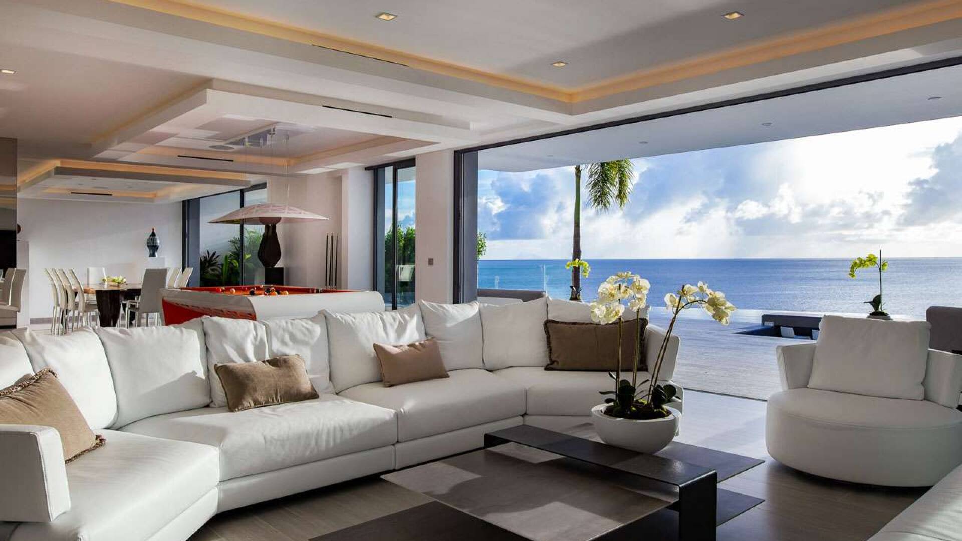 Living Room at WV AXL, Gustavia, St. Barthelemy