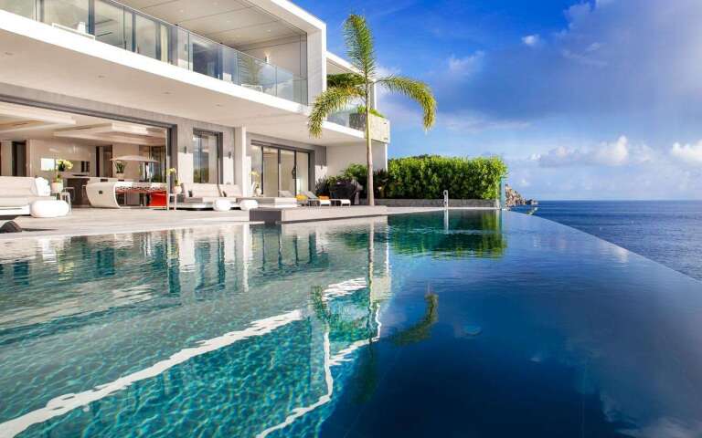 Villa Pool at WV AXL, Gustavia, St. Barthelemy