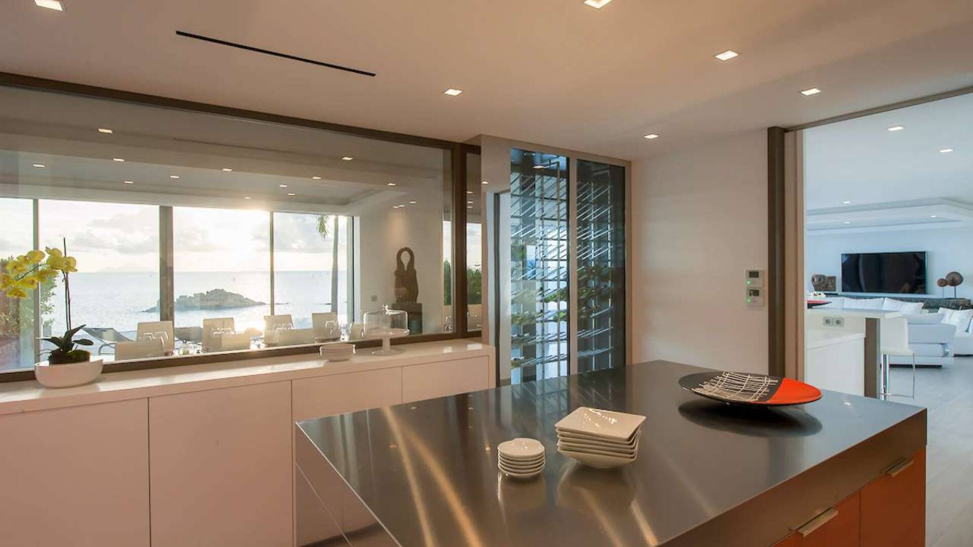 Kitchen at WV AXL, Gustavia, St. Barthelemy
