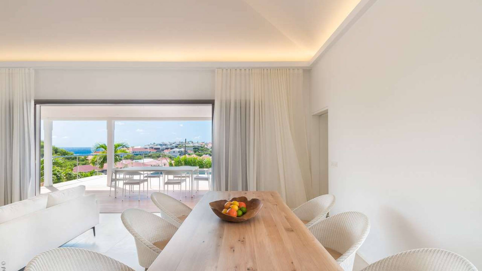 Dining Room at WV SBV, Gustavia, St. Barthelemy