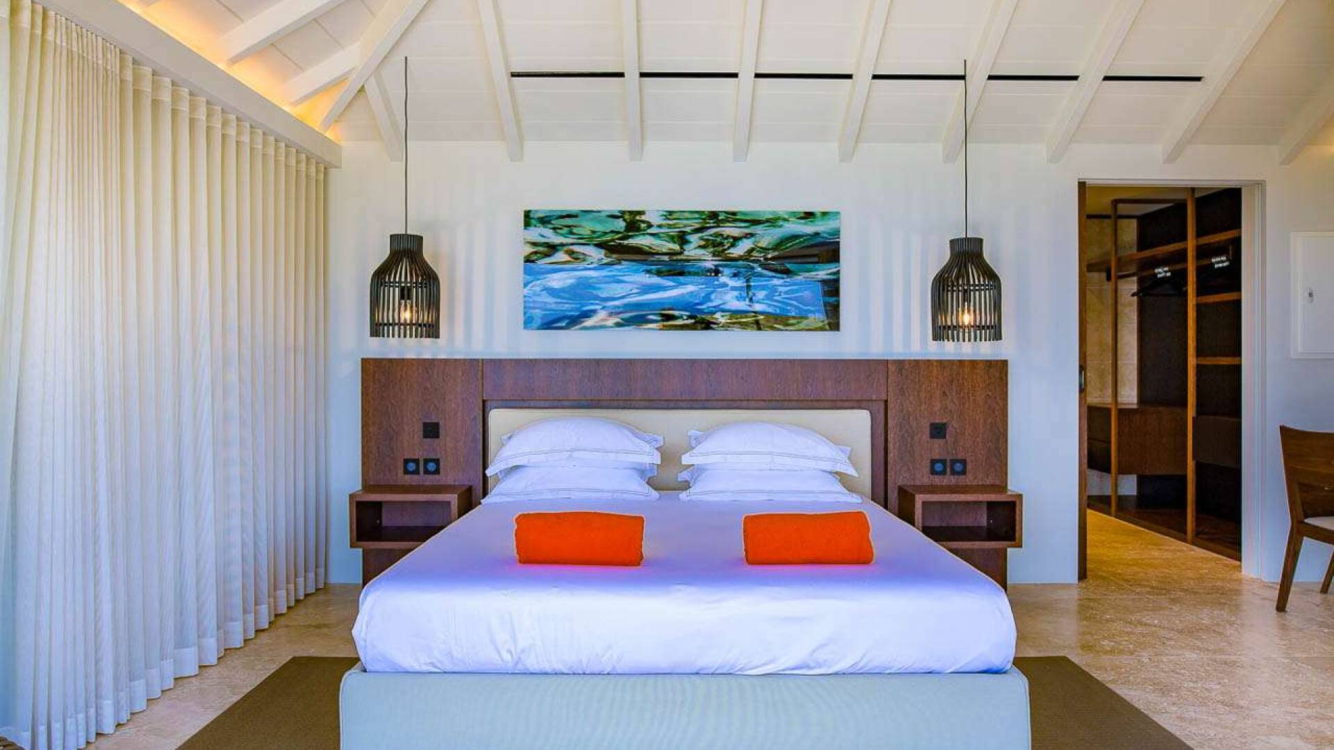 Bedroom at WV BLK, Marigot, St. Barthelemy