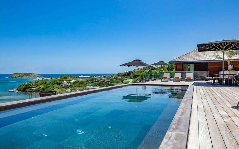 Villa Pool at WV BLK, Marigot, St. Barthelemy