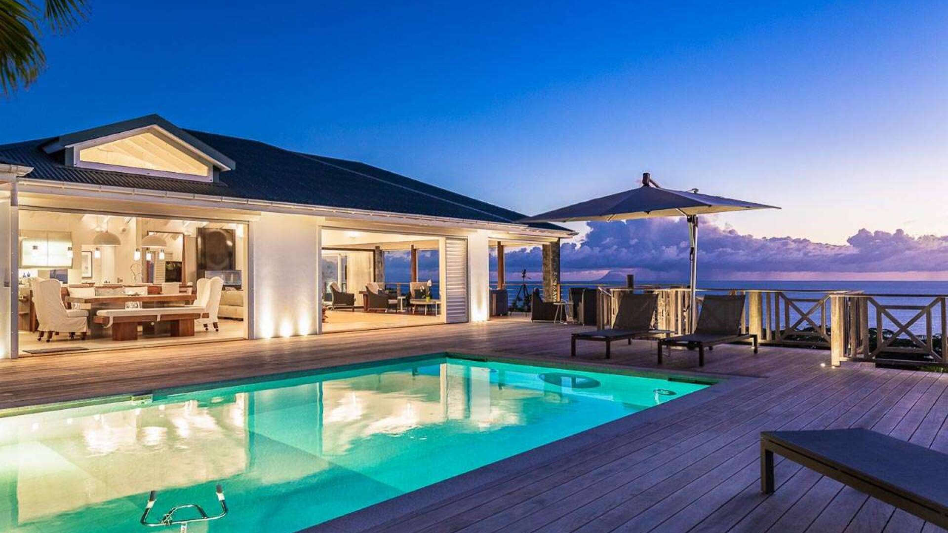 Villa Pool at WV MER, Gouverneur, St. Barthelemy