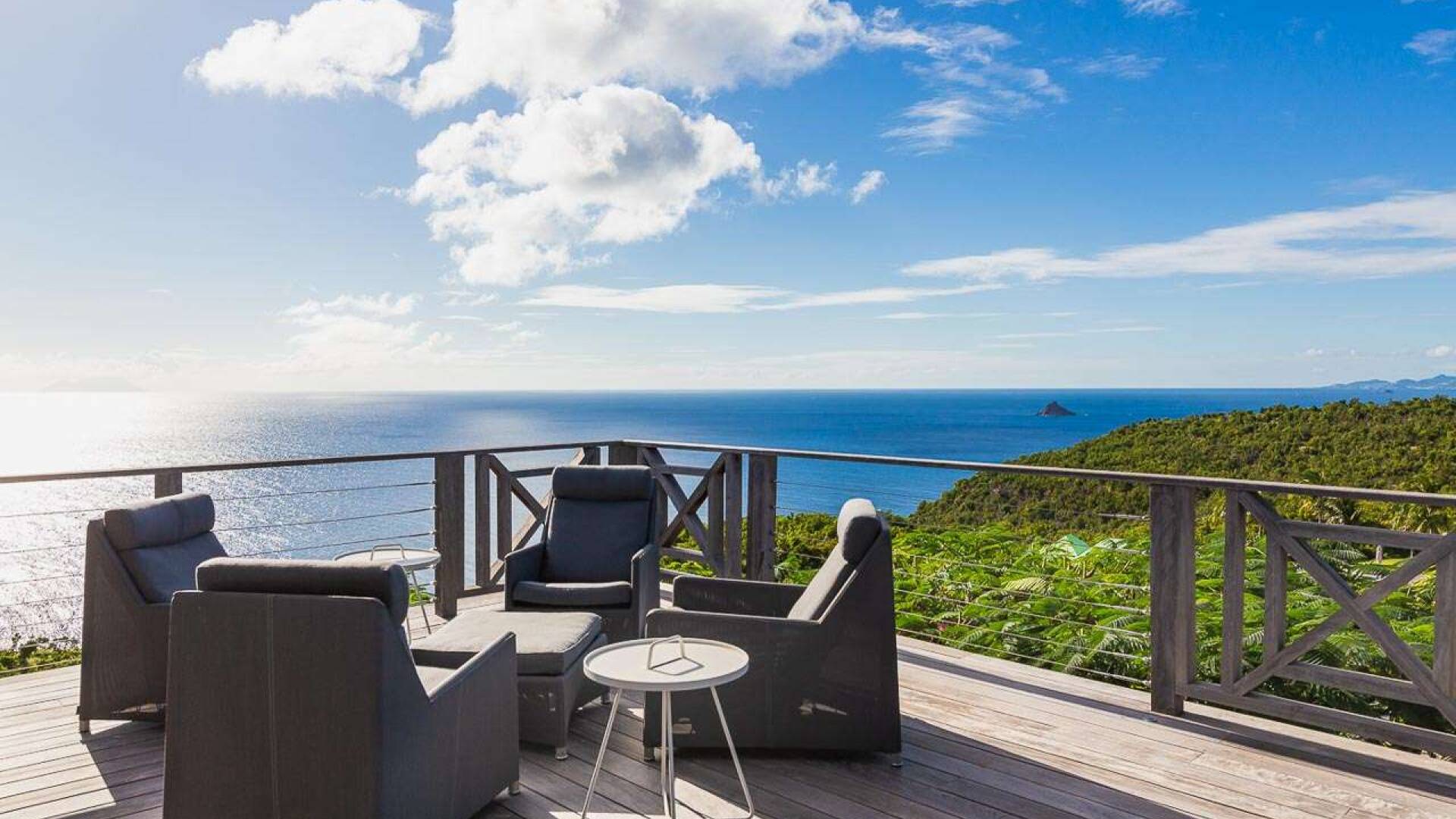 Deck at WV MER, Gouverneur, St. Barthelemy