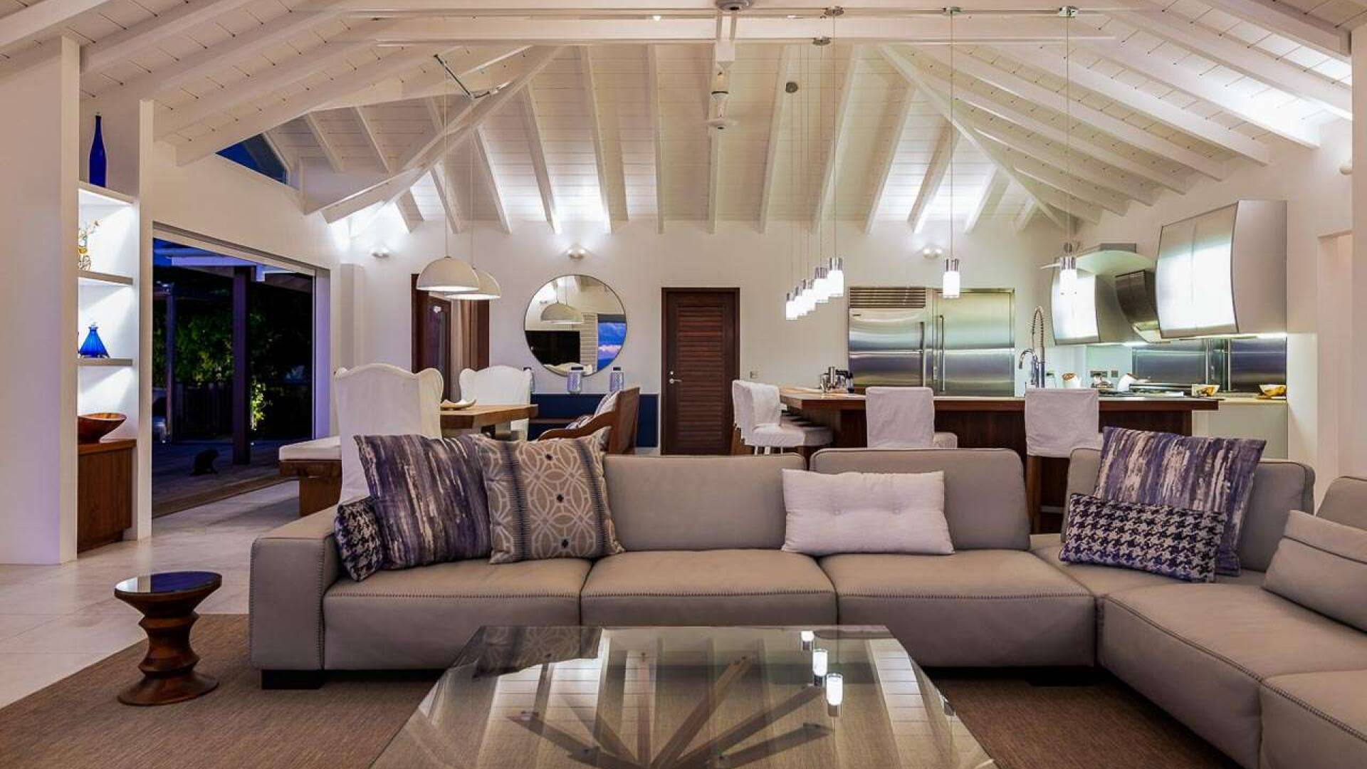 Living Room at WV MER, Gouverneur, St. Barthelemy