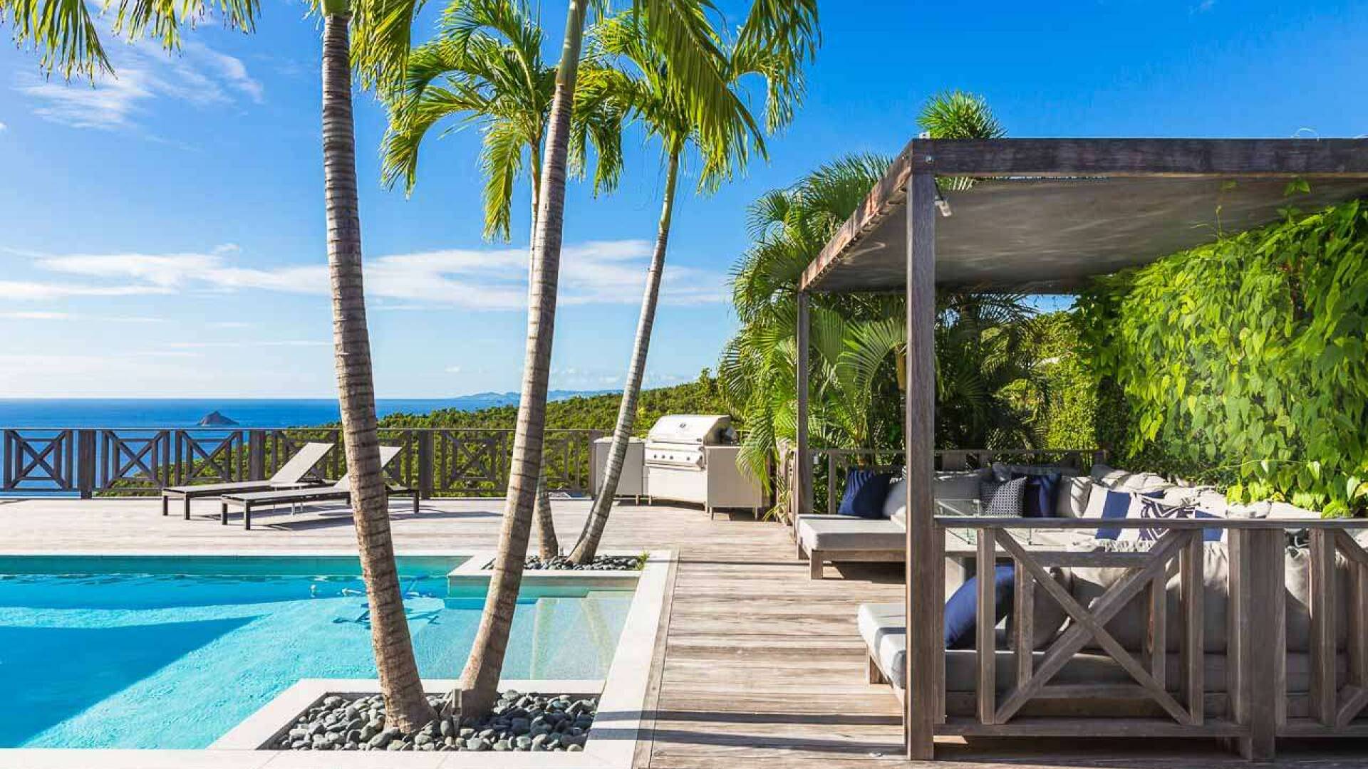 Deck at WV MER, Gouverneur, St. Barthelemy