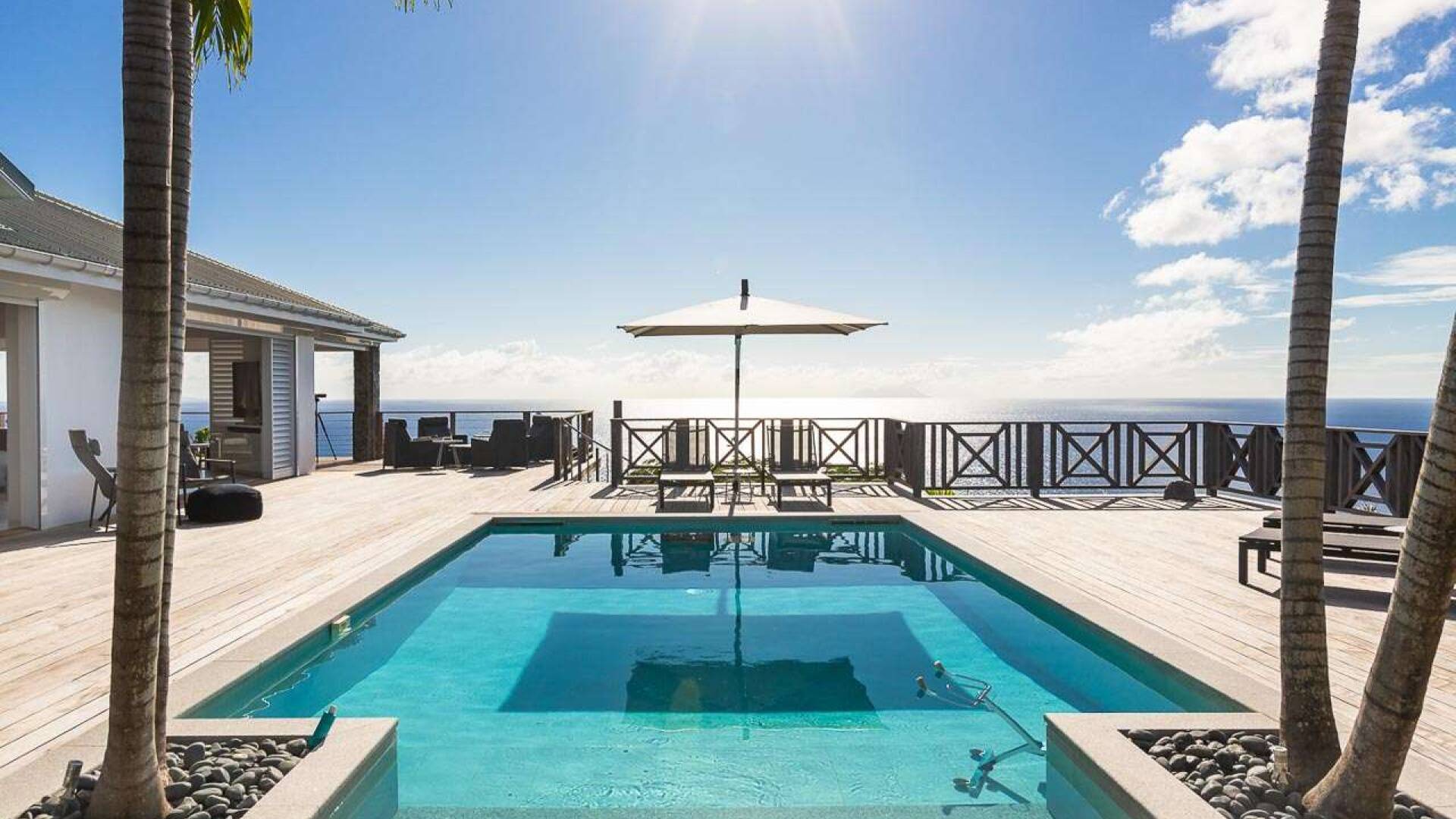 Villa Pool at WV MER, Gouverneur, St. Barthelemy