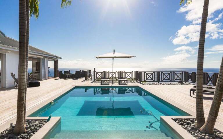 Villa Pool at WV MER, Gouverneur, St. Barthelemy