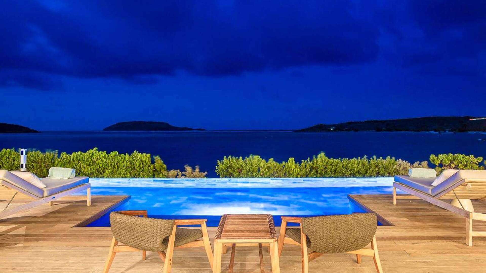 Villa Pool at WV AQA, Grand Cul de Sac, St. Barthelemy