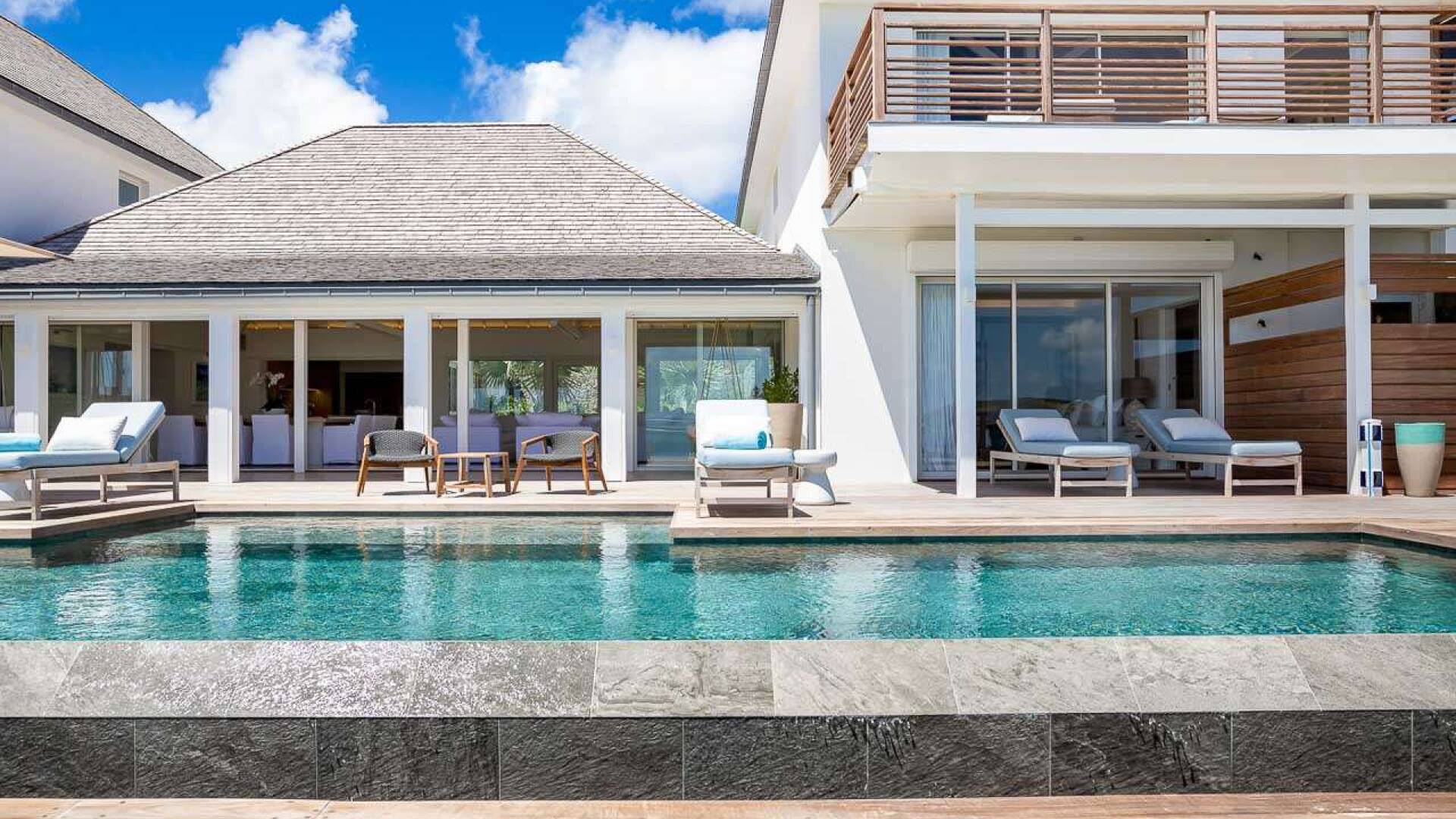 Villa Pool at WV AQA, Grand Cul de Sac, St. Barthelemy