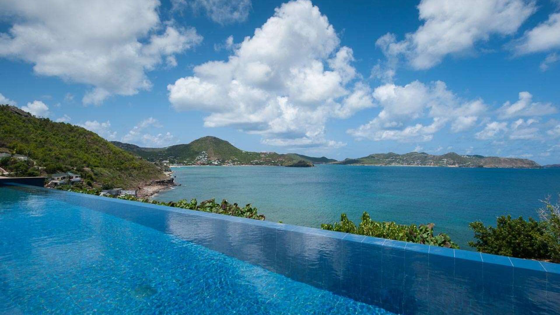 The view from WV VPM, Pointe Milou, St. Barthelemy