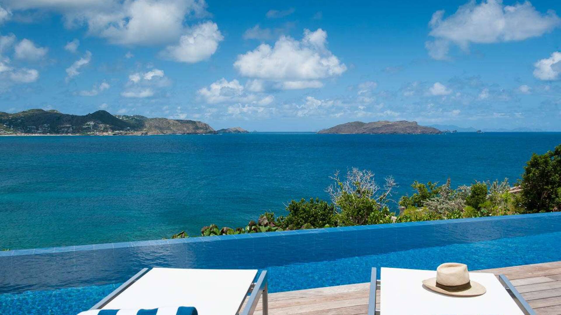 The view from WV VPM, Pointe Milou, St. Barthelemy